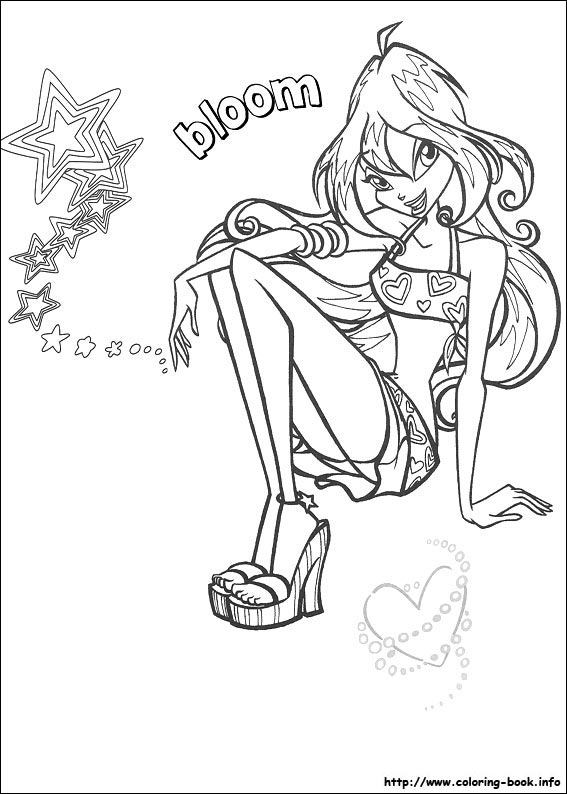 Winx Club coloring picture